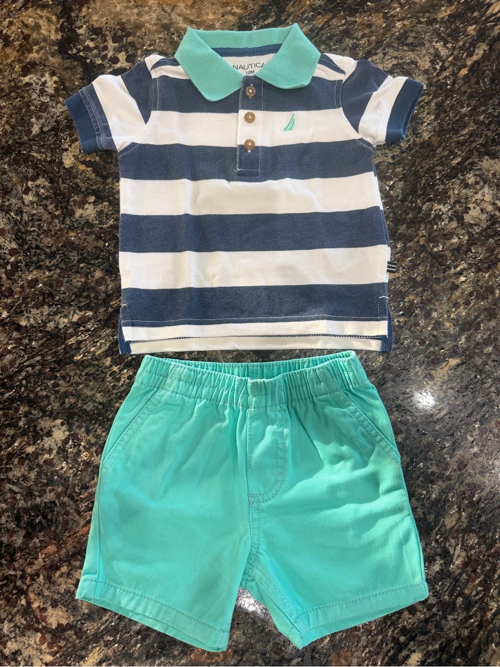Nautica Kids Polo Shorts 12 months